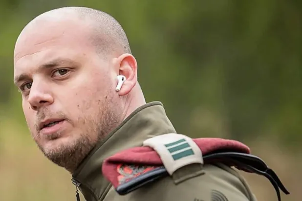  A photo published by Israeli Channel 12 of the central suspect in the leaks case.