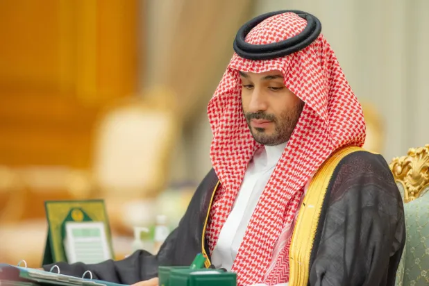 الأمير محمد بن سلمان ولي العهد السعودي لدى ترؤسه جلسة مجلس الوزراء في الرياض (واس)