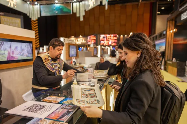 الجناح المصري في «بورصة لندن للسياحة» حظي بتفاعل الزوار (وزارة السياحة والآثار المصرية)