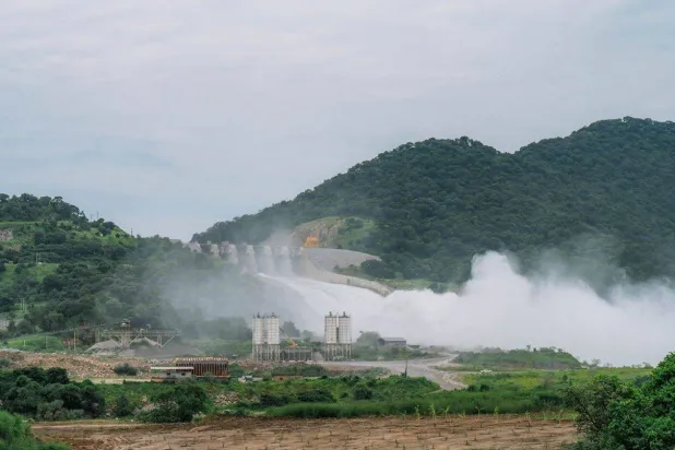 صورة حديثة لسد النهضة (حساب رئيس وزراء إثيوبيا على «إكس»)