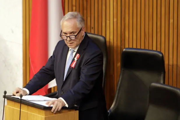 رئيس البرلمان النمسوي فالتر روزنكرانتس (أ.ف.ب)