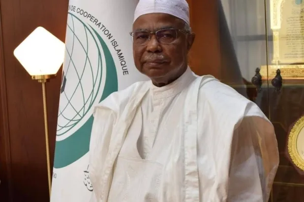 Hissein Brahim Taha, Secretary-General of the Organization of Islamic Cooperation (OIC). Asharq Al-Awsat 