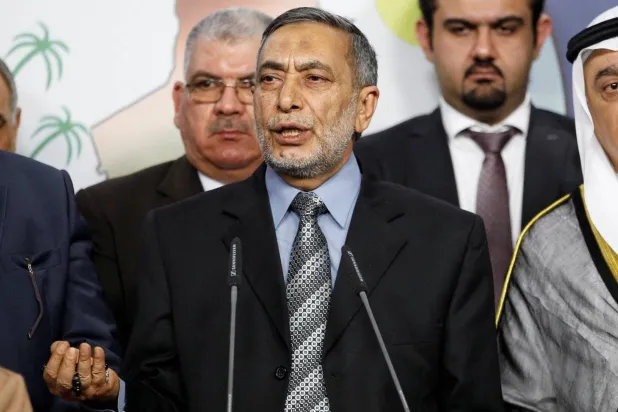 Iraqi Parliament Speaker Mahmoud al-Mashhadani (Reuters)