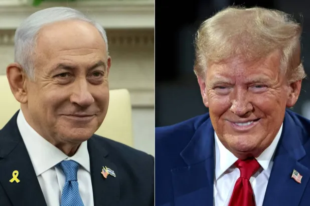 İsrail Başbakanı Binyamin Netanyahu ve yeni seçilen ABD Başkanı Donald Trump AFP)
