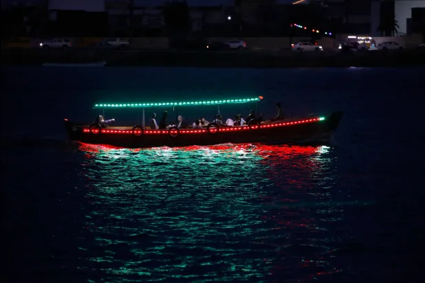 مركب سياحي في البصرة (أ.ف.ب)