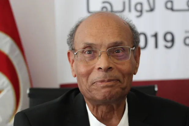 الرئيس التونسي الأسبق المنصف المرزوقي (أ.ف.ب)