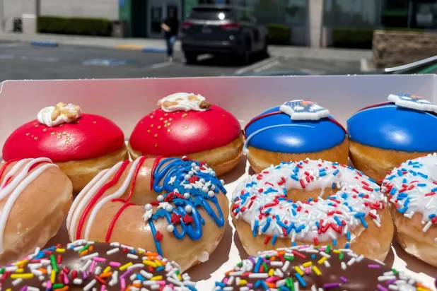 قطع من حلوى الدونتس في الولايات المتحدة (أرشيفية - رويترز)