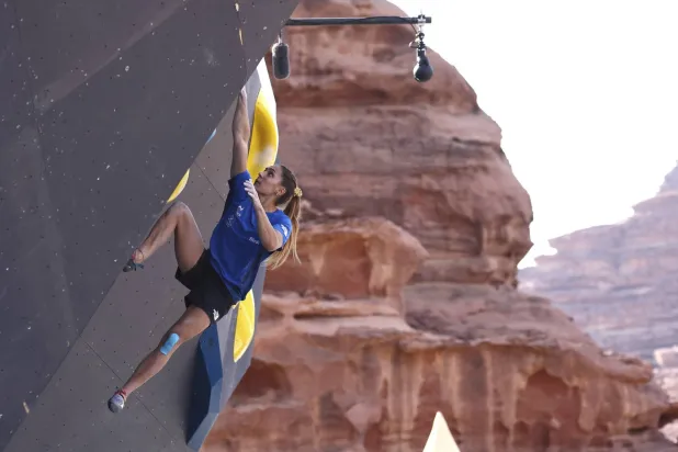 البطولة اختتمت بمشاركة 93 من أفضل المتسلقين من 31 دولة (الشرق الأوسط)