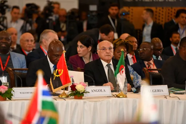 وزير خارجية الجزائر في مؤتمر أفريقي حول الأمن ومحاربة الإرهاب في 2023 (الخارجية الجزائرية)
