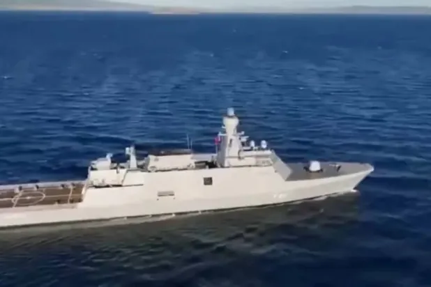 السفينة الحربية الأوكرانية التركية «كورفيت آضا» (موقع ديفينس تورك نت)
