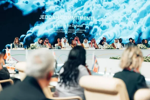 أبرز «إعلان جدة» دور المنظمات الرباعية في تقديم الدعم اللازم للحكومات (واس)