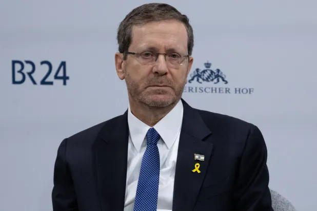 الرئيس الإسرائيلي إسحق هرتسوغ (د.ب.أ)