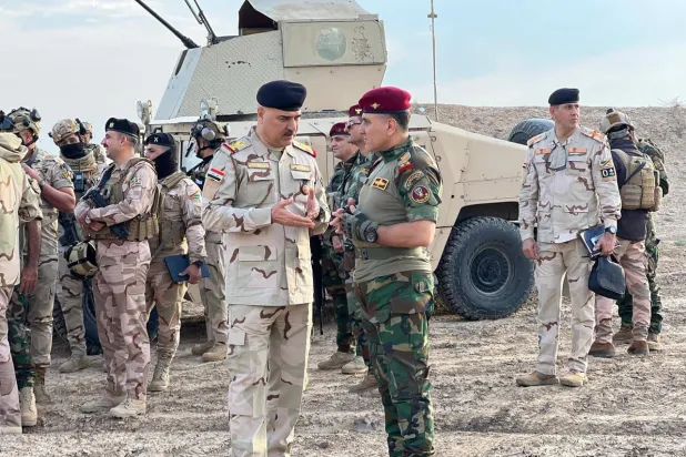 قوة عسكرية مشتركة بين «البيشمركة» والجيش العراقي (موقع باس الكردي)