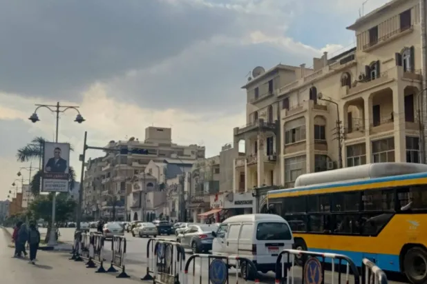 مساكن قديمة في منطقة الكوربة بمصر الجديدة شرق العاصمة القاهرة (الشرق الأوسط)