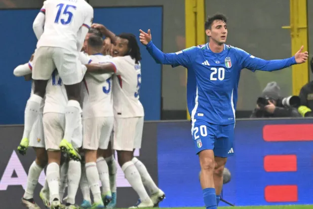 فرحة فرنسية وحسرة إيطالية (إ.ب.أ)