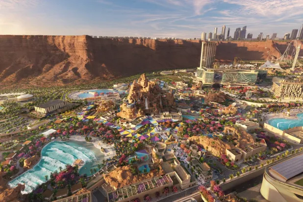 مشروع القدية يحتوي على العديد من المواقع الترفيهية التي ستكون مركز سياحي جاذب عالمياً (شركة القدية)