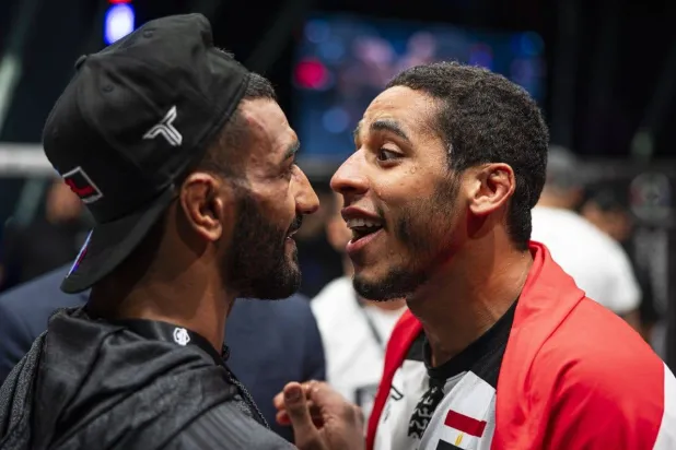 محمد الأقرع أكد أنّ الفوز سيكون حليفه على منافسه المصري عمر الدفراوي (الشرق الأوسط)