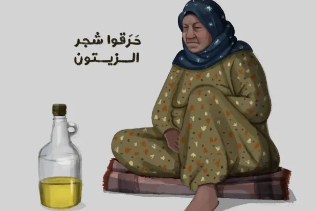 تشبه موضوعاتها المكان وناسه وترسم مواسم الزيتون (آية دبس)