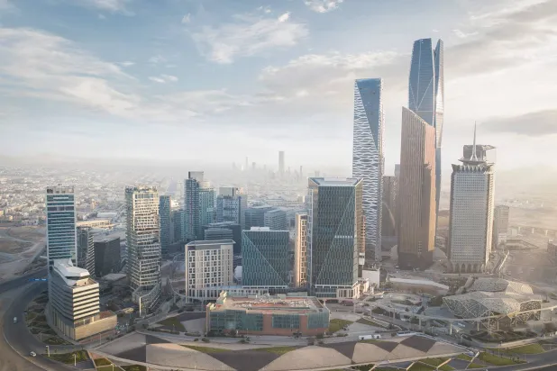 مركز الملك عبد الله المالي في الرياض (الشرق الأوسط)