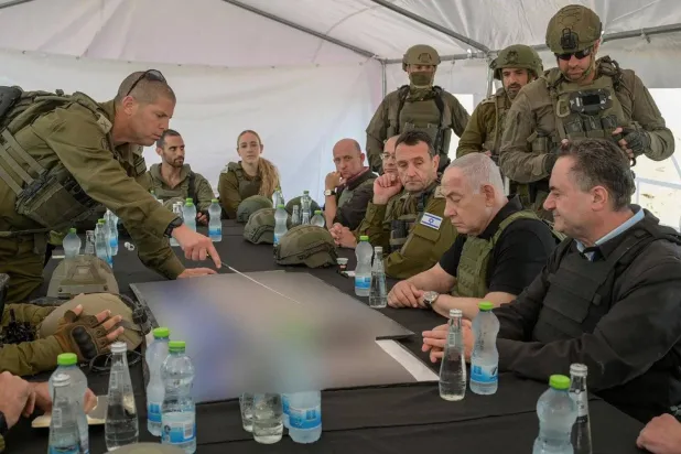 Israel fears its officers may also be prosecuted after an arrest warrant was issued for Prime Minister Benjamin Netanyahu (Israeli Government Press Office - AFP)