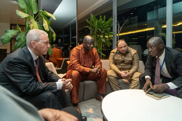 وفد حكومة «الوحدة» الليبية المؤقتة في غينيا (محفظة ليبيا أفريقيا للاستثمار)