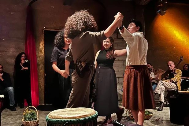 تدريبات منوعة على الأداء الفني (مسرح زقاق)