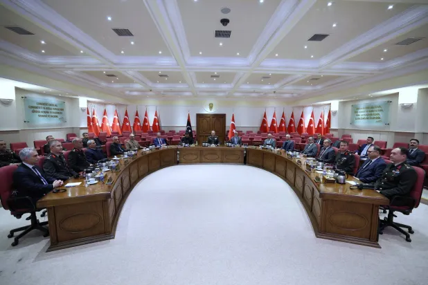 اجتماع اللجنة العسكرية الليبية المشتركة بمقر وزارة الدفاع التركية (وزارة الدفاع التركية)
