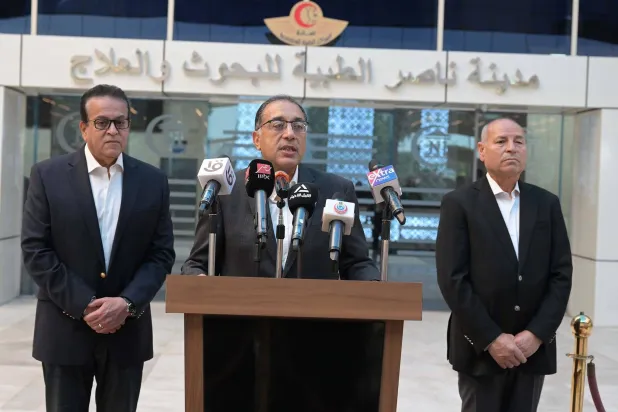 مدبولي خلال المؤتمر الصحافي (مجلس الوزراء)