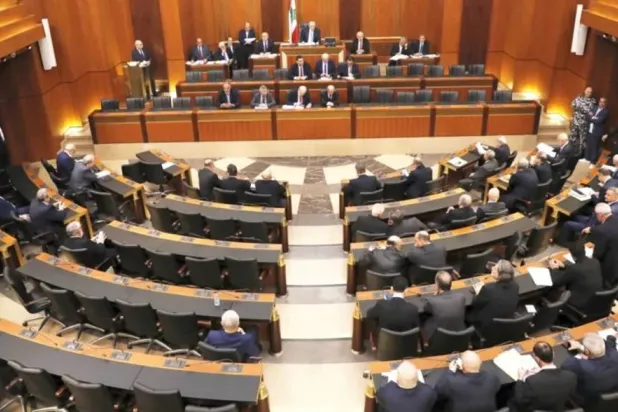 The Lebanese parliament convenes to extend the term of Army Commander Joseph Aoun. (National News Agency) 