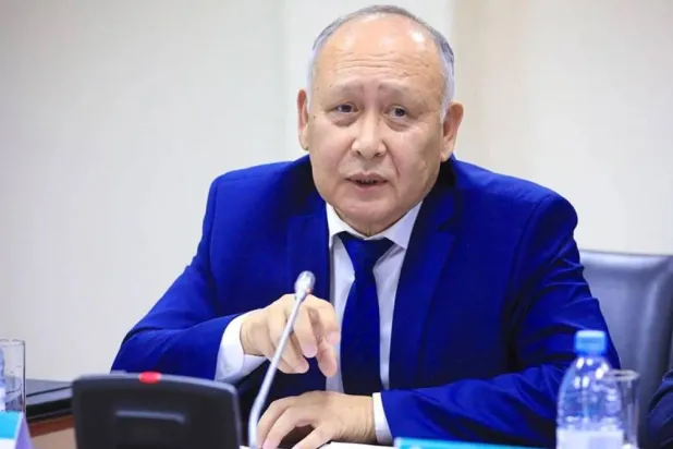 Kazakhstan’s First Vice Minister of Water Resources, Bekniyaz Bolat (Asharq Al-Awsat)