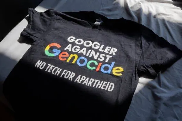 نظّم بعض موظفي «غوغل» اعتصامات في مكتبين للشركة منتقدين مشروع «نيمبوس» في أبريل الماضي