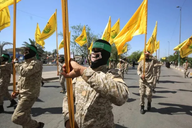 Members of the “Nujaba Movement” during a military parade in Baghdad (X)