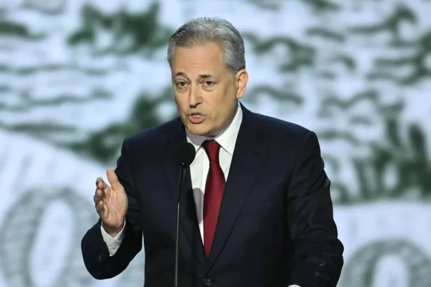 US businessman David Sacks speaks during the first day of the 2024 Republican National Convention in Milwaukee, Wisconsin, on July 15, 2024 (AFP).
