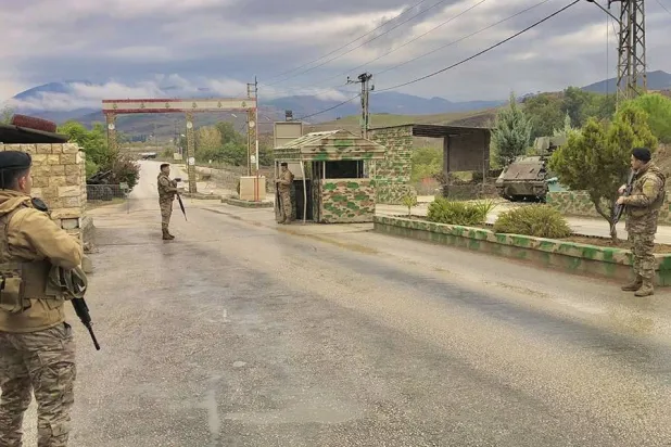 صورة وزعها الجيش اللبناني لانتشار وحداته في جنوب لبنان (مديرية التوجيه)