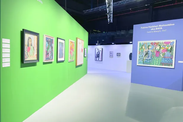 جانب من المعرض (مؤسسة فرجام)