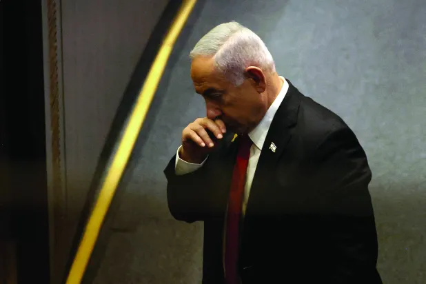 بنيامين نتنياهو في القدس (رويترز)