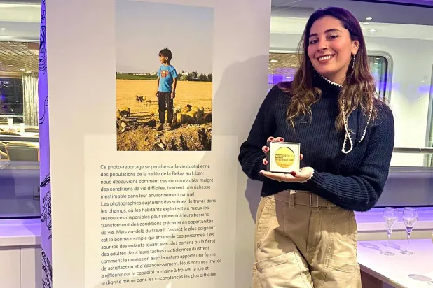 كلارا ماي سلفيتي صوَّرت حياة الحقول البقاعية وبهجتها (حسابها الشخصي)