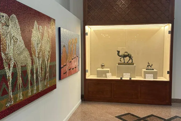 جانب من المعرض (الشرق الأوسط)