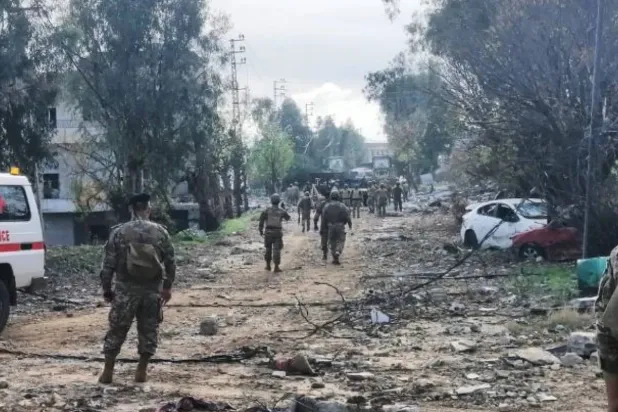 The engineering unit entered Khiam and began opening roads (National News Agency)