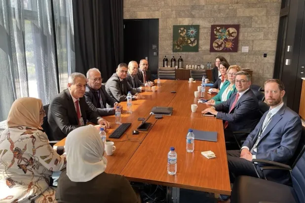 جانب من لقاء الائتلاف السوري للمعارضة ووفد الخارجية الأميركية في أنقرة السبت الماضي (الائتلاف السوري)