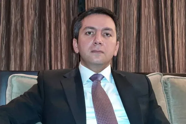 Azerbaijani Deputy Foreign Minister Yalchin Rafiyev (Asharq Al-Awsat)