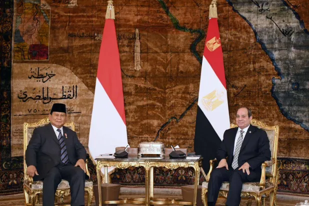 الرئيس المصري يستقبل نظيره الإندونيسي الأربعاء في القاهرة عشية اجتماعات «الثماني النامية» (الرئاسة المصرية)