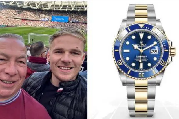 ابن يناشد لاستعادة ساعة «رولكس» اختفت بعد وفاة والده خلال مباراة كرة قدم