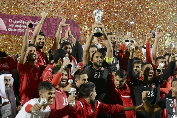 يريد منتخب البحرين استعادة لقبه في كأس الخليج لكرة القدم الذي حققه عام 2019 في قطر (كونا)