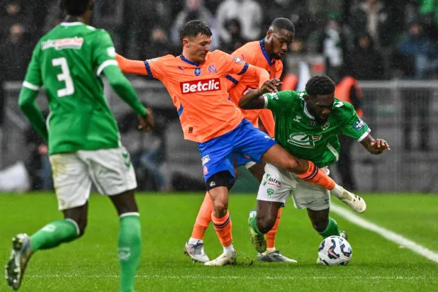 مرسيليا هزم سانت إتيان برباعية وتأهل لثمن نهائي الكأس (أ.ف.ب)