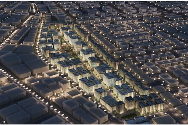 صورة لمشروع العلياء السكني في المدينة المنورة (مدينة المعرفة الاقتصادية)