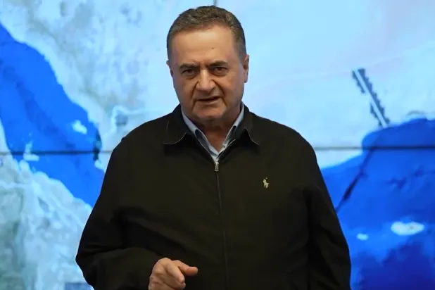 وزير الدفاع الإسرائيلي يسرائيل كاتس (لقطة من فيديو نشره على حسابه عبر منصة إكس)