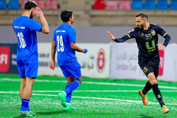 فرحة الفيصلي تكررت ثلاث مرات خلال مواجهة مغير السرحان في كأس الأردن (الشرق الأوسط)