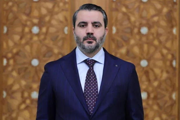 أسعد حسن الشيباني المكلف بحقيبة الخارجية السورية (سانا)