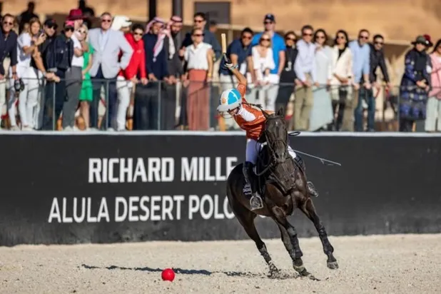 تستضيف العُلا مجدداً بطولة ريتشارد ميل العُلا أول بطولة بولو تُقام على رمال الصحراء (الهيئة الملكية لمحافظة العُلا)